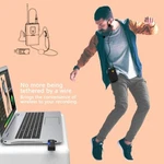 Fifine K031B Wireless Microphone For Computer Usb Lavalier - Black Pc Mac. Fixed Price $39.99.