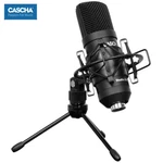 Cascha HH5050U Usb Condenser Microphone Set W/ Shock Mount Table Stand. Fixed Price $89.99.