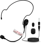 Pyle Double Over Ear Microphone Headset-w/ 3.5MM 1/4" Adapter, 4FT Cable. Fixed Price $24.99.