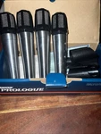 (4) Vintage Shure Prologue 10L Lo-z Dynamic Xlr Microphones Nos W/ Clips Box. Fixed Price $99.00.