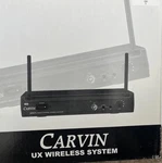 Carvin Wireless System UX16-BP Freq 782 806 Mhz Working Tested W/ Box. Fixed Price $30.00.