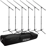 On-stage Stands MS7701B Euro Boom Microphone 6-PACK Bundle With Carry Bag. Fixed Price $219.00.