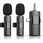 3-IN-1 Wireless Clip-on Microphones For Iphone, Android, Ipad & Camera Recording. Fixed Price $22.99.