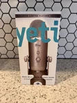 Blue Microphones Yeti Platinum Usb Condenser Mic, Mute Switch, Custom Base. Fixed Price $54.98.