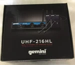Gemini UHF-216HL Dual Channel Wireless System. Fixed Price $48.00.