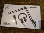 Audio Technica AT2005PK Streaming Pod Cast Twitch Pack Mic Open Box. Fixed Price $90.00.