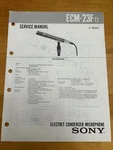 Sony ECM-23F Ii Electret Condenser Microphone Service Manual Original Oem. Fixed Price $14.99.
