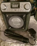 Karaoke Mini Model SML654BK With 2 Microphones, Ac Adapter. Fixed Price $14.89.