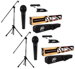 2 Peavey Pv MSP1 Complete Microphone With Stand Kit Xlr Cable Included. Fixed Price $179.98.