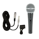Av-jefes Vocal Microphone With 1/4" Cable & Clip For Karaoke (AVL1900C). Fixed Price $19.99.