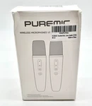 Puremeric 2 Piece Wireless Rechargeable Handheld Microphone - White. Fixed Price $17.55.