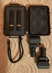 Josephson C42 Cardioid Condenser Microphones Matched Pair W/ Pelican Case. Fixed Price $1150.00.