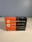 Vintage Monacor Wireless Microphone W/box Model: TMW-007. Fixed Price $24.00.