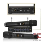 100 Channels Wireless Microphone Karaoke Mixer System With 2 Black & Gray. Fixed Price $107.26.