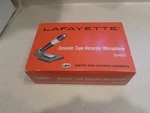 Vintage Lafayette 99-46161 Dynamic Tape Recording Microphone New Japan. Fixed Price $12.99.