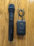 Movo WMX-20 Receiver Th Handheld Wireless Microphone Set. Fixed Price $75.00.