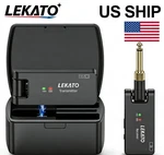 Lekato WS-100 Wireless Guitar System 2.4GHZ Transmitter Receiver W/charging Case. Fixed Price $37.99.