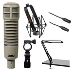 Electro-voice RE20 Microphone Kit With Shockmount And Two-section Broadcast Arm. Fixed Price $449.00.