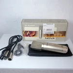 M-audio Nova Class Fet Large Capsule Condenser Microphone + Cable Mount Pouch. Fixed Price $50.00.