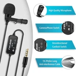 Clip-on Lapel Mini Lavalier Microphone 3.5MM For Mobile Pc Recording. Fixed Price $19.99.