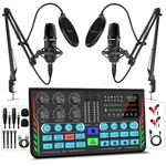 Hayner-seek Podcast Equipment Bundle For 2, Dj Mixer With 3.5MM HS-P2-2. Fixed Price $206.52.