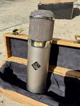 Wunder Audio CM7 Silver Wired Condenser Mic Mountable W/ Power Supply Cable Case. Fixed Price $4888.00.