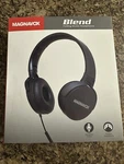 Magnavox MHP5026M Blend Folding Studio Headphones W/microphone Black New. Fixed Price $17.99.