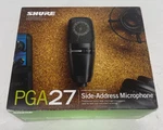 Shure PGA27 Large Diaphragm Side-address Condenser Microphone. Fixed Price $120.00.
