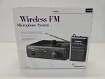 Fm Wireless Microphone System 32-1221B Original Box Radio Shack Japan New 49MHZ. Fixed Price $40.00.