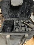 9 Basically New Wired Dynamic Microphone/s With Travel Case. Great For Rentals. Fixed Price $90.00.