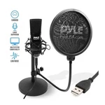 Pyle PDMIKT120 Usb Audio Cardioid Condenser Mic W/desktop Stand Pop Filter. Fixed Price $47.99.