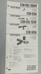 Sony Electret Condenser Microphone Service Manual ECM-909A ECM-959 ECM-999. Fixed Price $16.32.