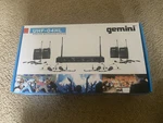 Gemini UHF-04HL Four Channel Headset/lavalier Wireless Microphone System. Fixed Price $100.00.