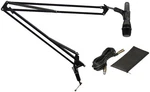 Mackie EM-89D Studio Recording Dynamic Microphone+mic CABLE+40" Boom Arm. Fixed Price $69.99.