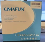 Kimafun 2.4G Wireless Lavalier Microphone Voice Amplifier G102-3. Fixed Price $18.99.