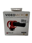 Rode Videomicro Ii Ultra-compact On-camera Shotgun Microphone W/ Helix Mount. Fixed Price $75.99.