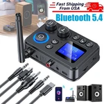 Rx/tx Bluetooth 5.4 Transmitter Receiver 3.5MM Aux Tv Home Stereo Audio Adapter+. Fixed Price $18.98.
