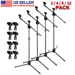 Microphone Stand Dual Clip Boom Arm Tripod Base Height Adjust 360 Rotating. Fixed Price $123.48.