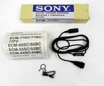 Sony ECM-66BC Condenser Microphone New Old Stock, Free Shipping. Fixed Price $150.00.
