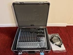 Behringer QX1832USB 18-CHANNEL Mixer + Custom Case. Fixed Price $299.00.