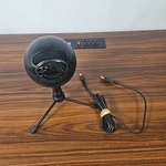 Blue Snowball Ice Microphone Black A00122 Podcast Gaming Built Tripod. Fixed Price $14.96.