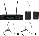 RWM81U Dual Uhf Wireless Headset & Guitar Microphone System, Lcd Display, Long. Fixed Price $149.11.