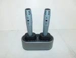 Toa Battery Charger Model IR-200BC W/ Microphones IR-200M (PTQ102). Fixed Price $375.00.