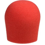 Windtech 300 Red, Medium Size Windscreen For Straight Ball Type Microphones. Fixed Price $7.95.