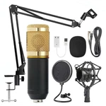 Microphone Podcast Equipment, Studio Recording & Broadcasting With Stand,. Fixed Price $24.99.