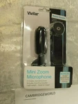 Vivitar Shotgun Condenser Mini Zoom Microphone With Bracket VIVMIC403. Fixed Price $28.99.