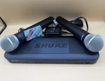Shure BLX288SM58H11 Wireless Dual Microphone System. Fixed Price $450.00.