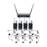 Vocopro DIGITAL-QUAD-B2 4-CH Uhf Wireless Headset & Lapel Mic System, Freq. Fixed Price $424.99.