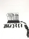 Listen 4XLR-44 LR-42 RECEIVER,8 BATTERIES,8-SLOT Charging Base -ac Adapter. Fixed Price $38.80.