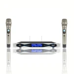 Uhf Handheld Wireless Microphones System Channel Frequency Karaoke Mics. Fixed Price $146.83.
